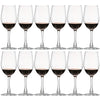 UMI UMIZILI 12 Ounce - Set of 12, Classic Durable Red/White Wine Glasses For Party